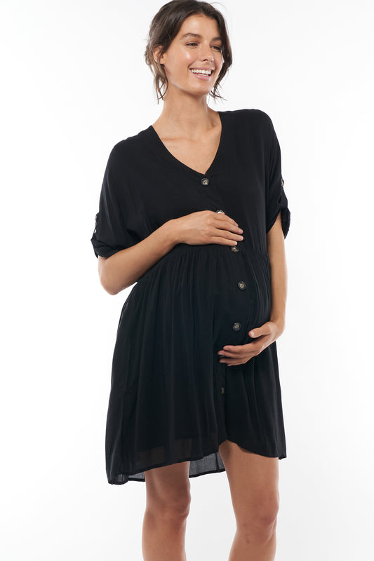 Maternity Dress Black -1