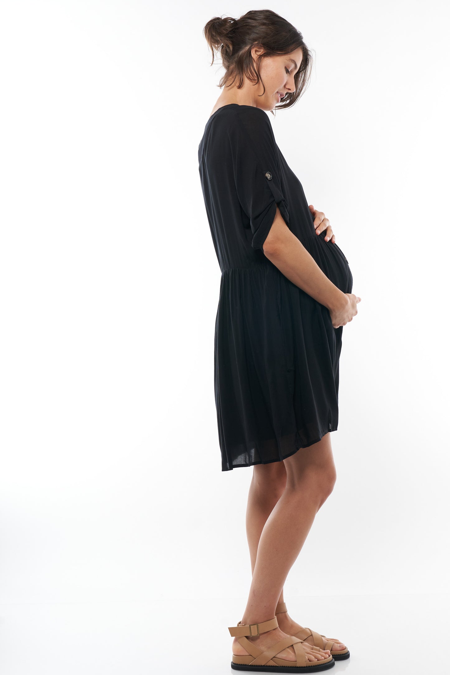Maternity Dress Black -2