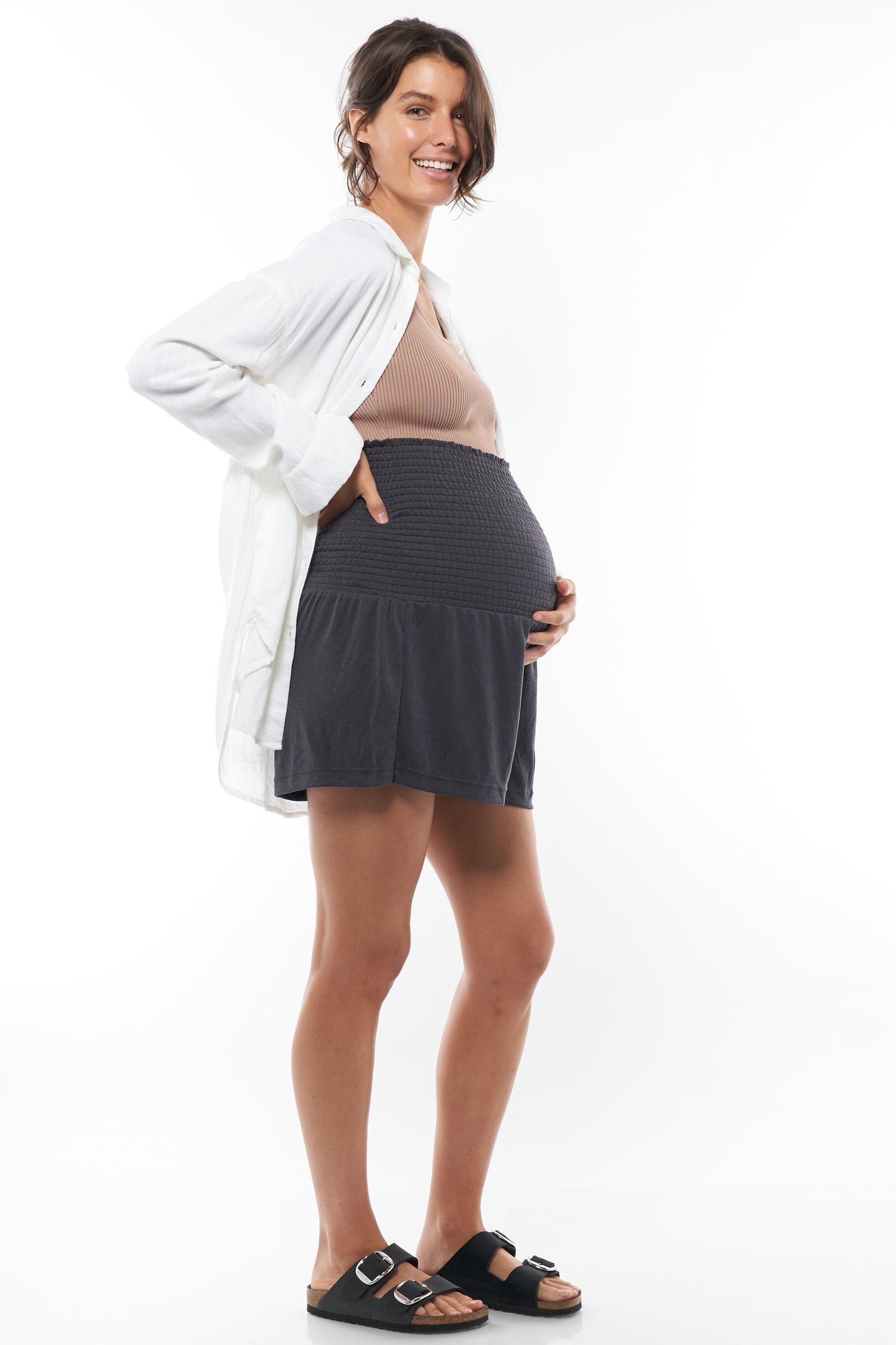 Maternity Shorts Black -7