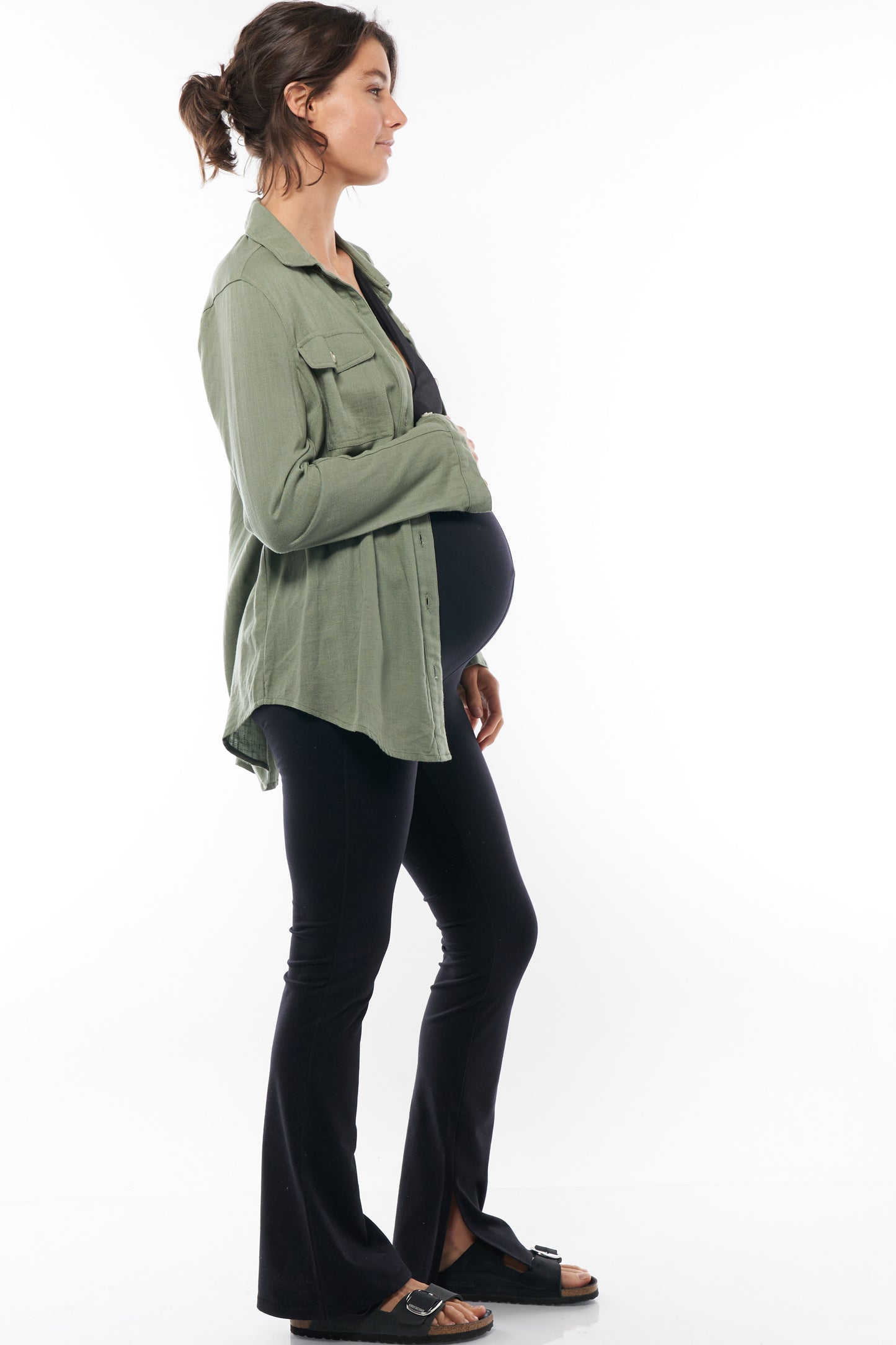 Maternity Linen Shirt -3
