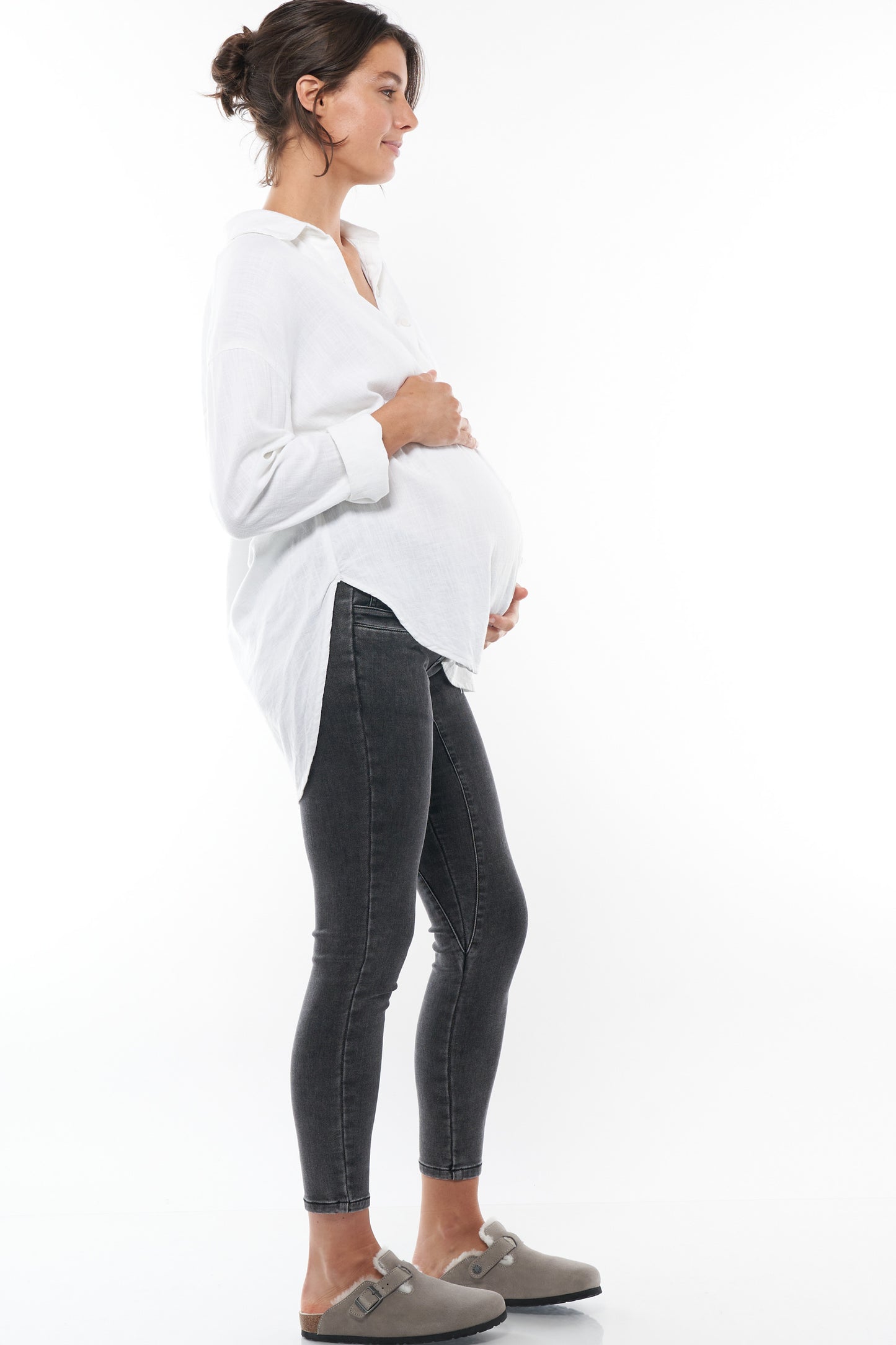 Black Maternity Jeans -2