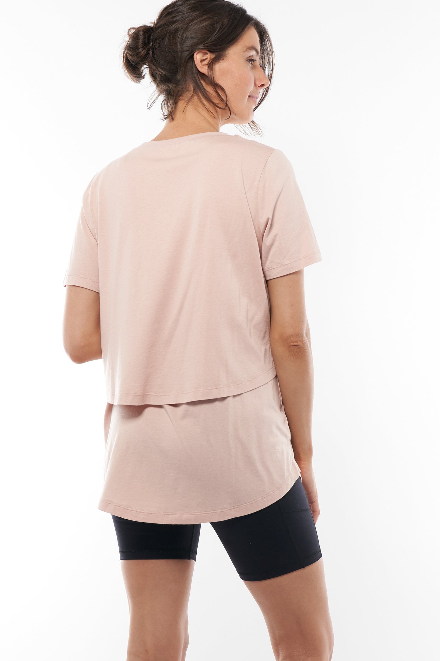Maternity and Nursing Top - Pink -3