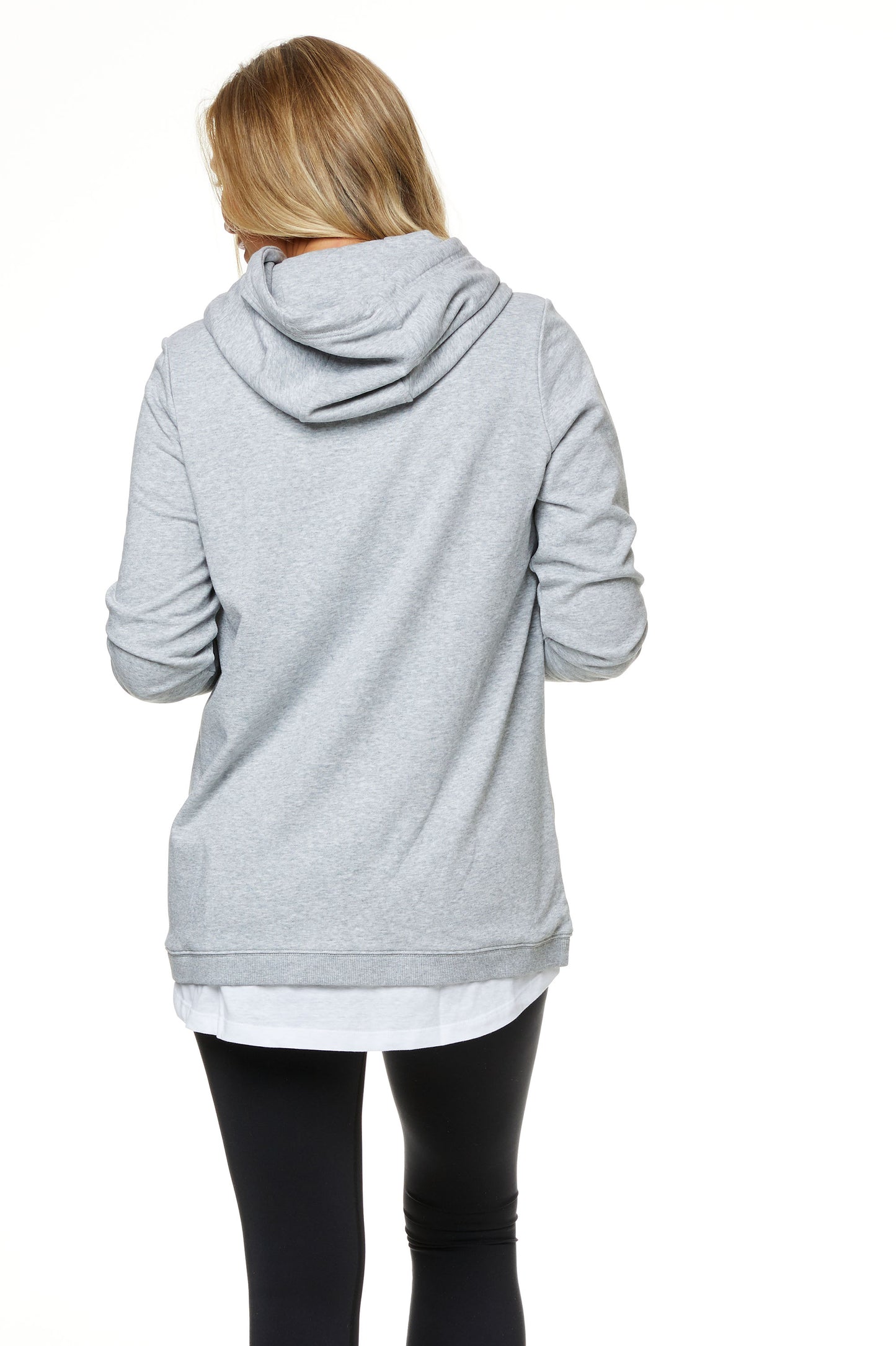 Maternity and Nursing hoodie grey - 8