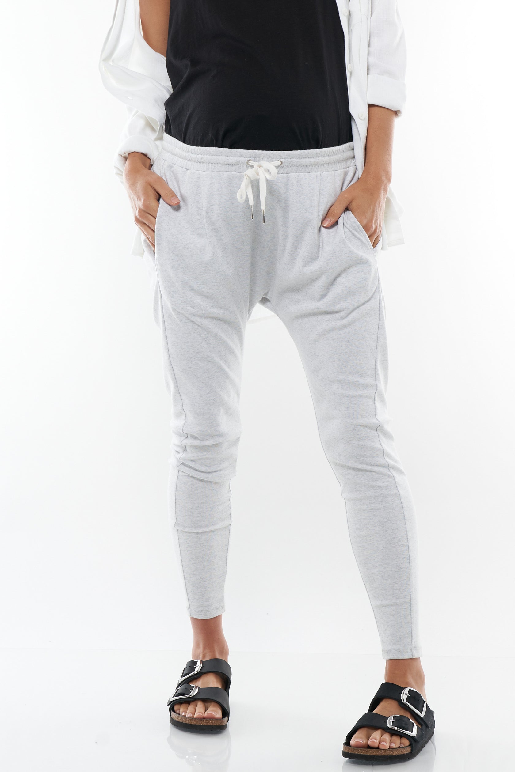 Grey Maternity Track Pants BAE The Label Australia