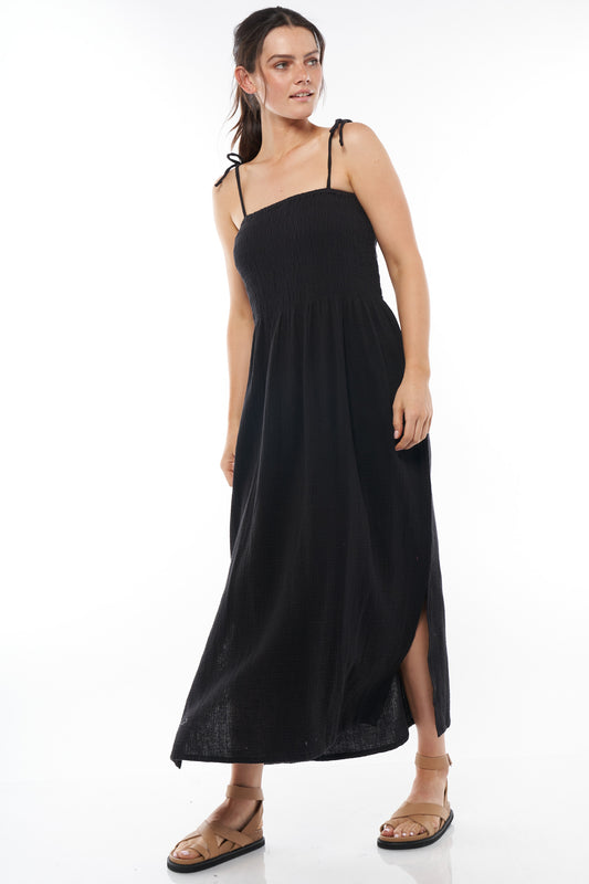 Maternity Summer Dresses Black -10