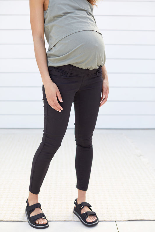 Black Skinny Maternity Jean -5