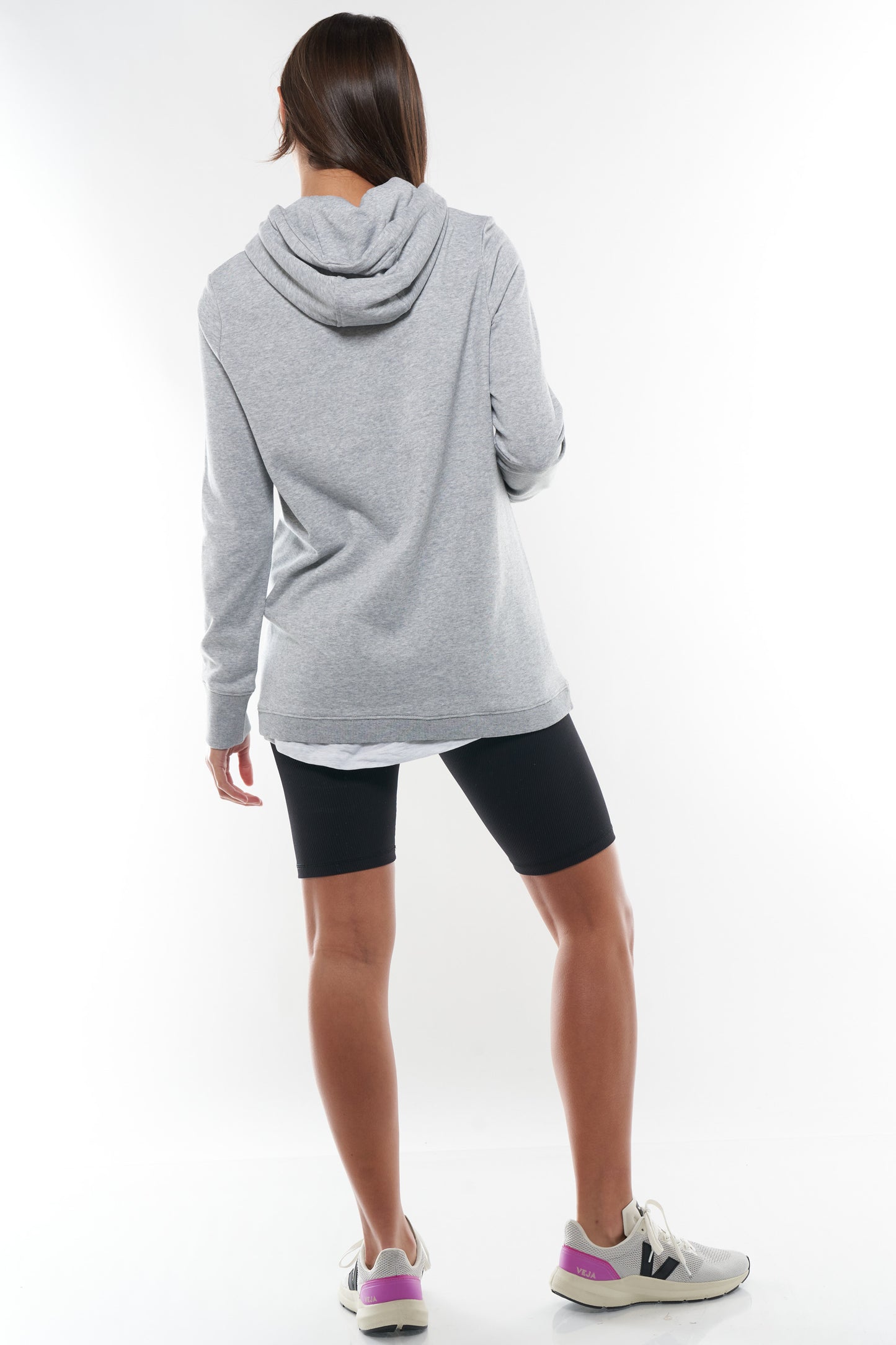 Maternity and Nursing Hoodie - Grey -4