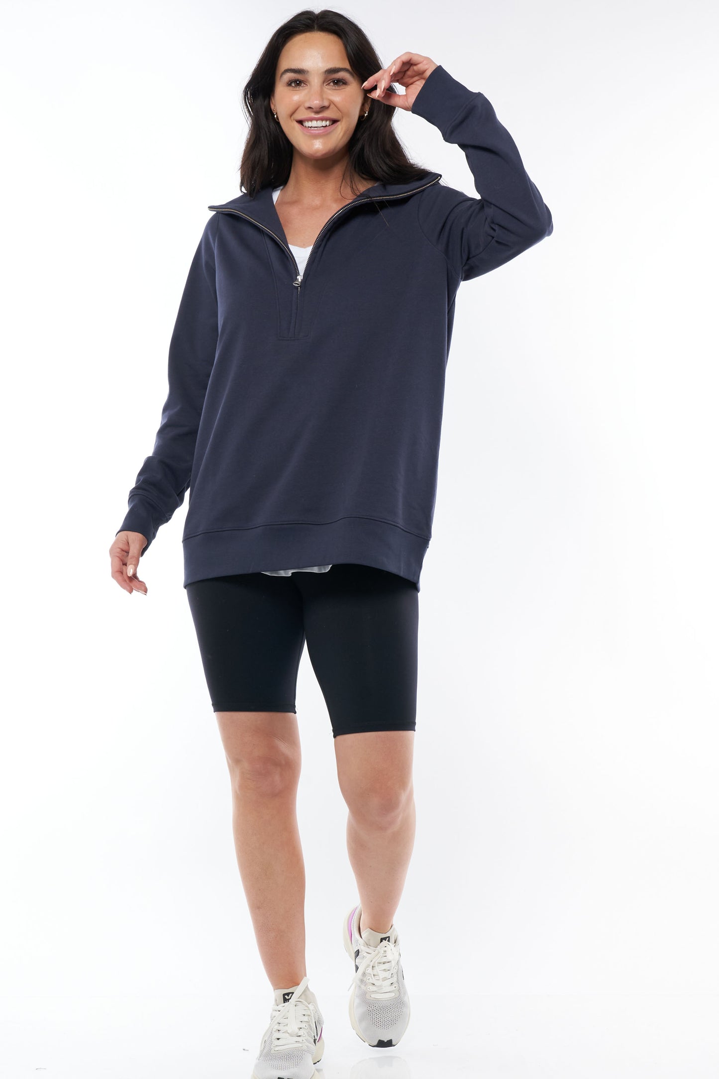 Breastfeeding Jumper Navy -9