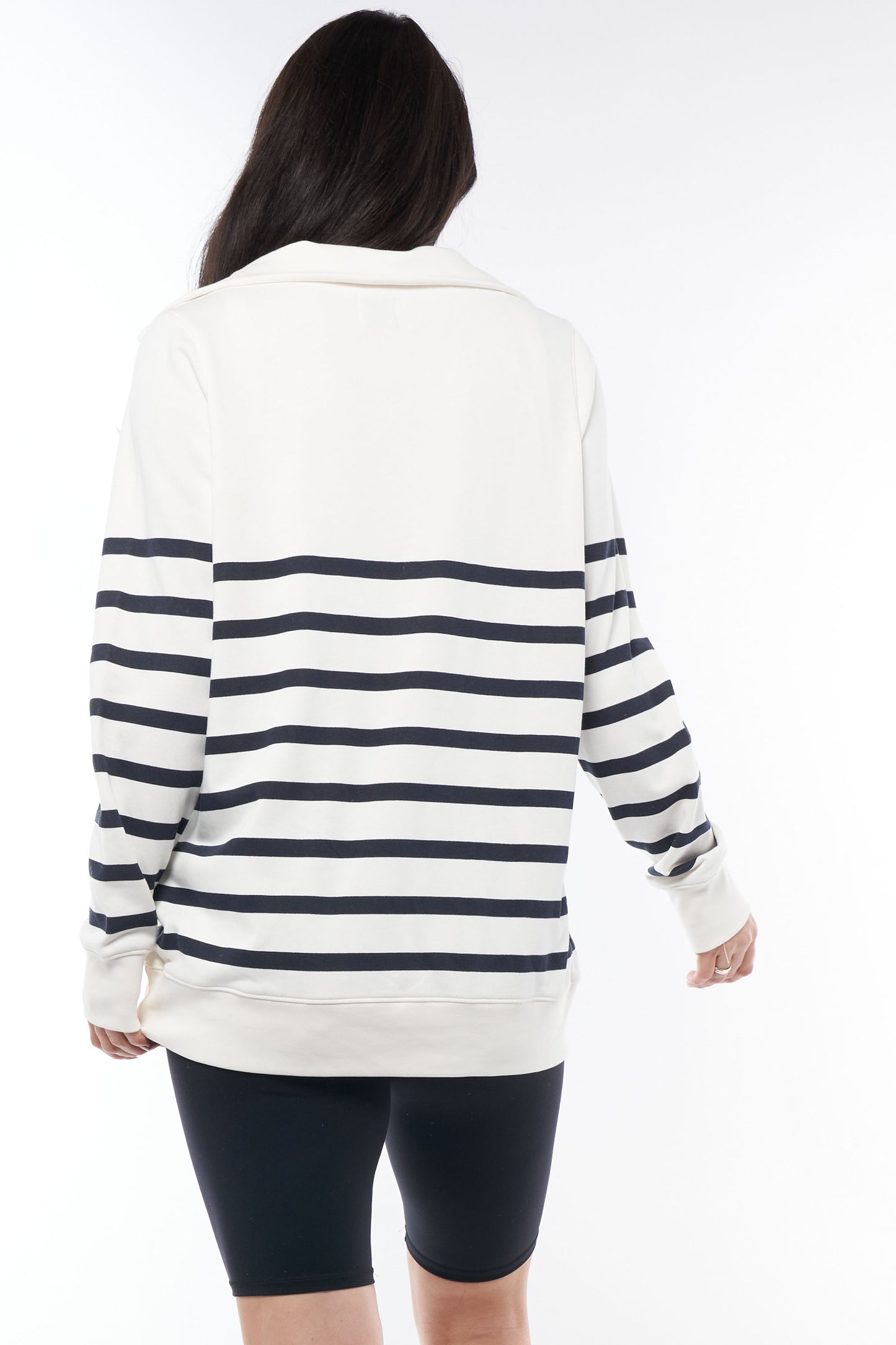Maternity and Nursing Sweater Stripe -8