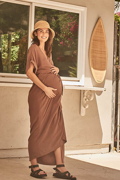 Maternity Maxi Dress -5