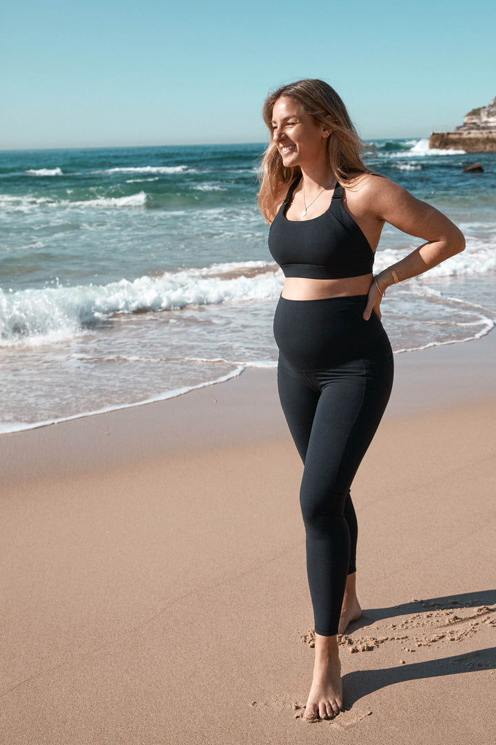 Sport and maternity leggings Woma black